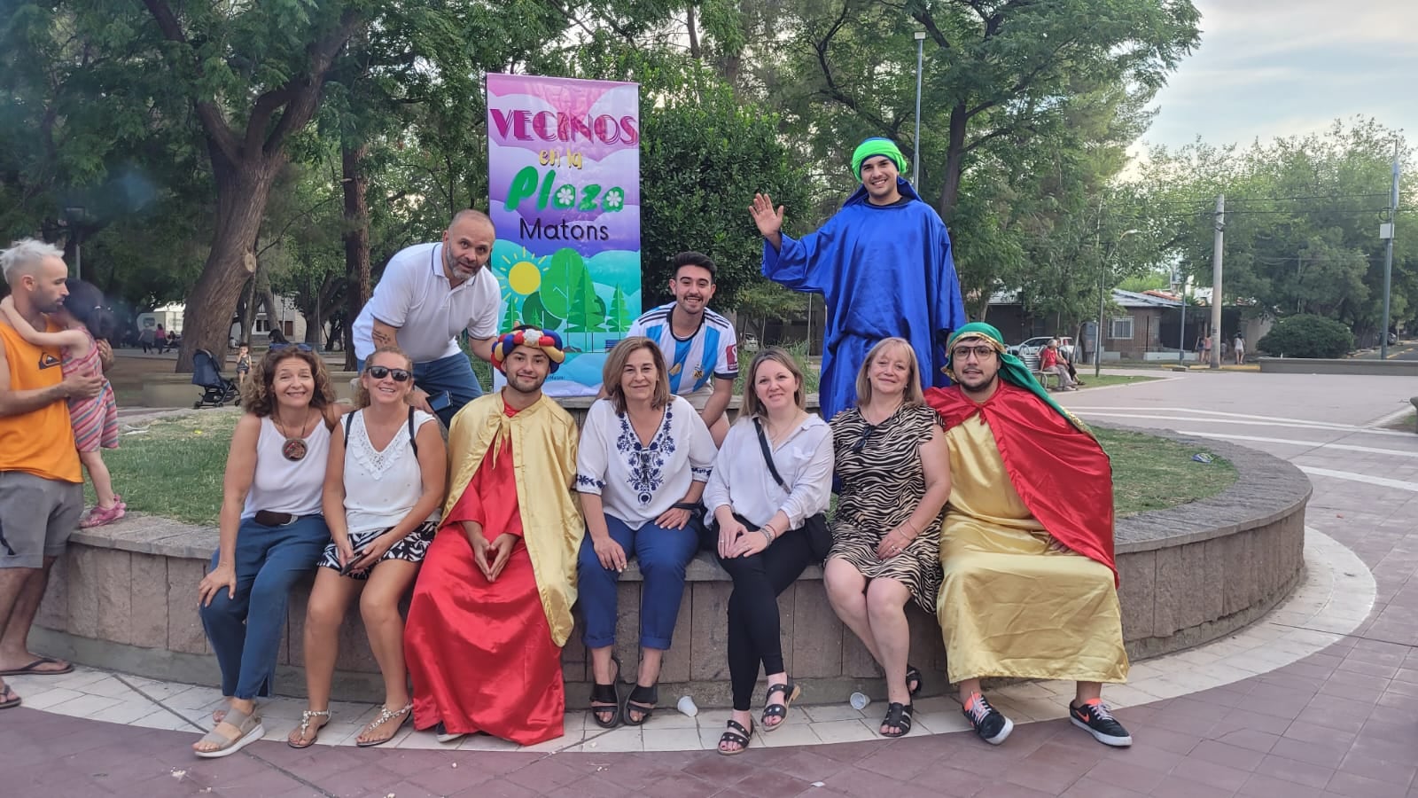 Los Reyes Magos pasaron por la Ciudad de Mendoza. Foto: Prensa Ciudad de Mendoza