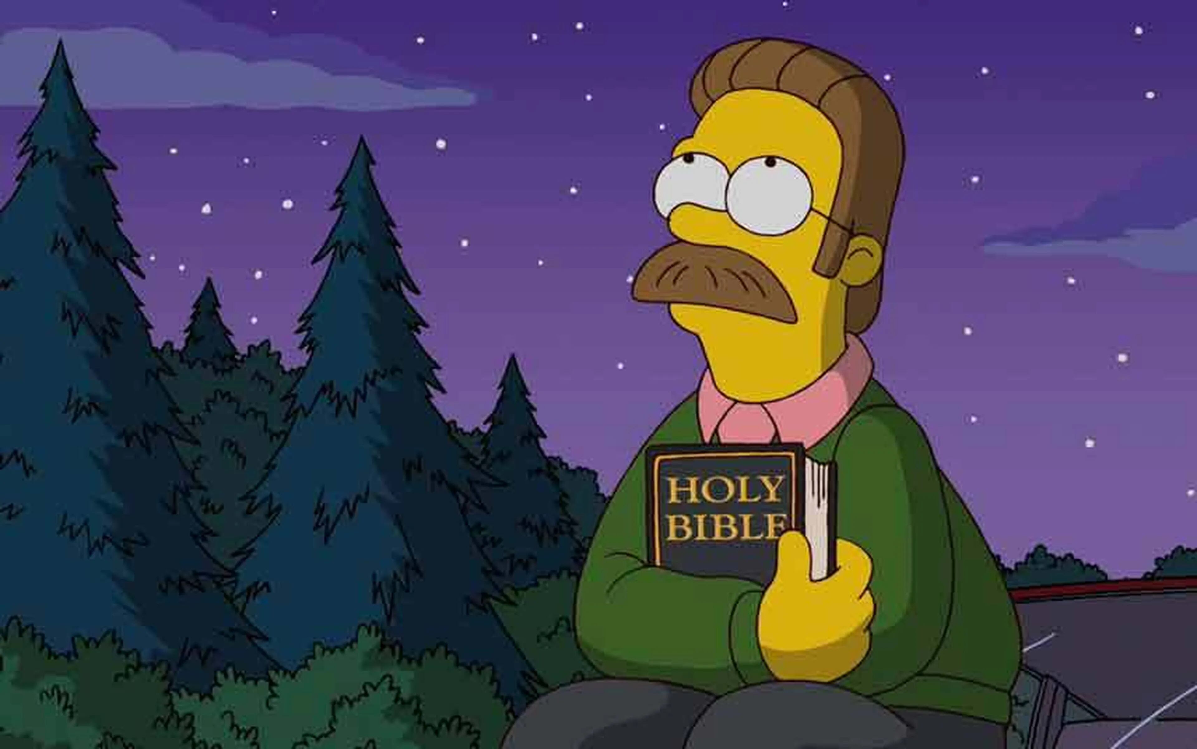 La Inteligencia artificial recreó la imagen humana de Ned Flanders