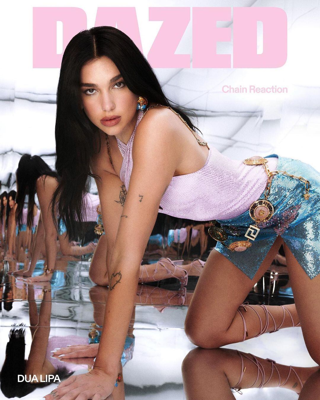 Dua Lipa en la tapa de DAZED