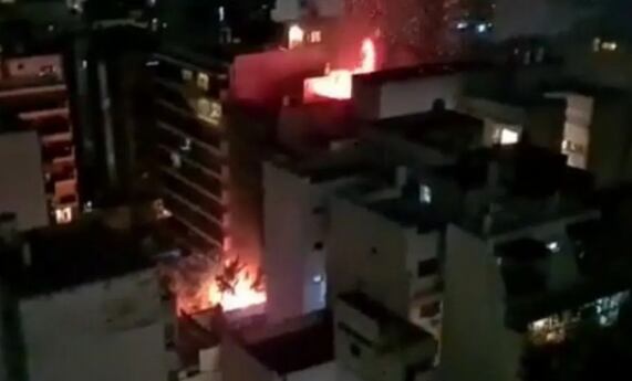 Incendio en Belgrano