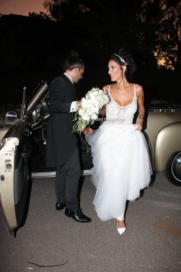 Así es el vestido de novia de Silvina Escudero