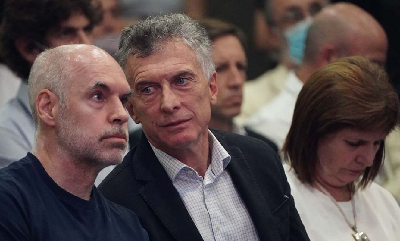 Horacio Rodríguez Larreta, Mauricio Macri y Patricia Bullrich (Foto archivo)