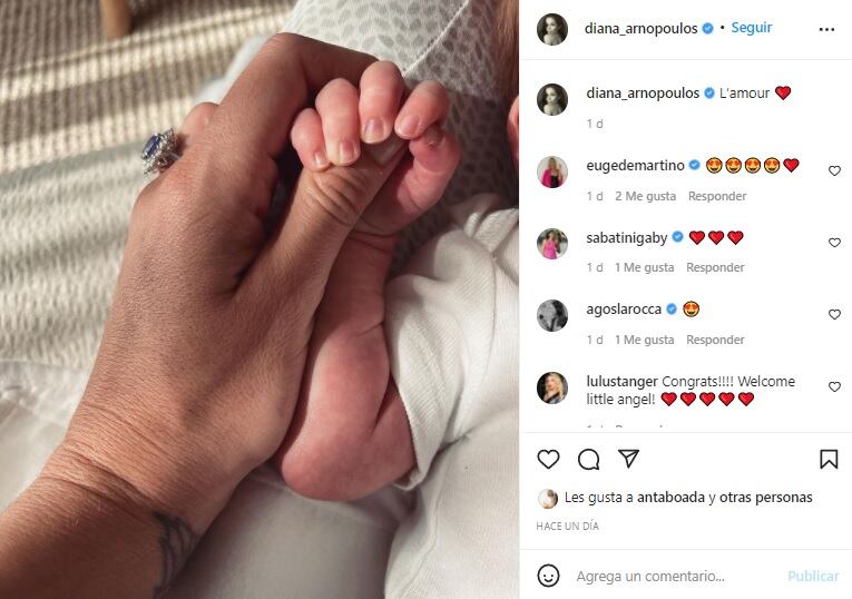 Las primeras fotos de Noah, el hijo de Pico Mónaco y Diana