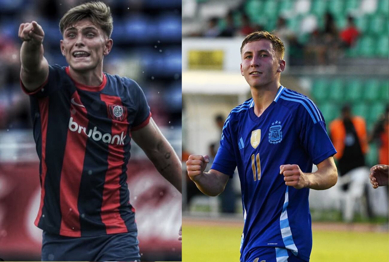 Perruzzi y Andino dentro de la lista de preconvocados al Sudamericano Sub 20