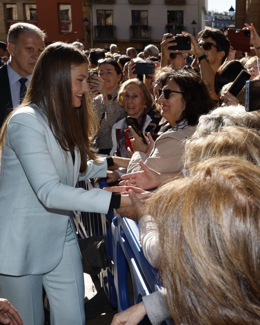 La princesa de Asturias fue reconocida y en su presencia marcó tendencia con un atuendazo.