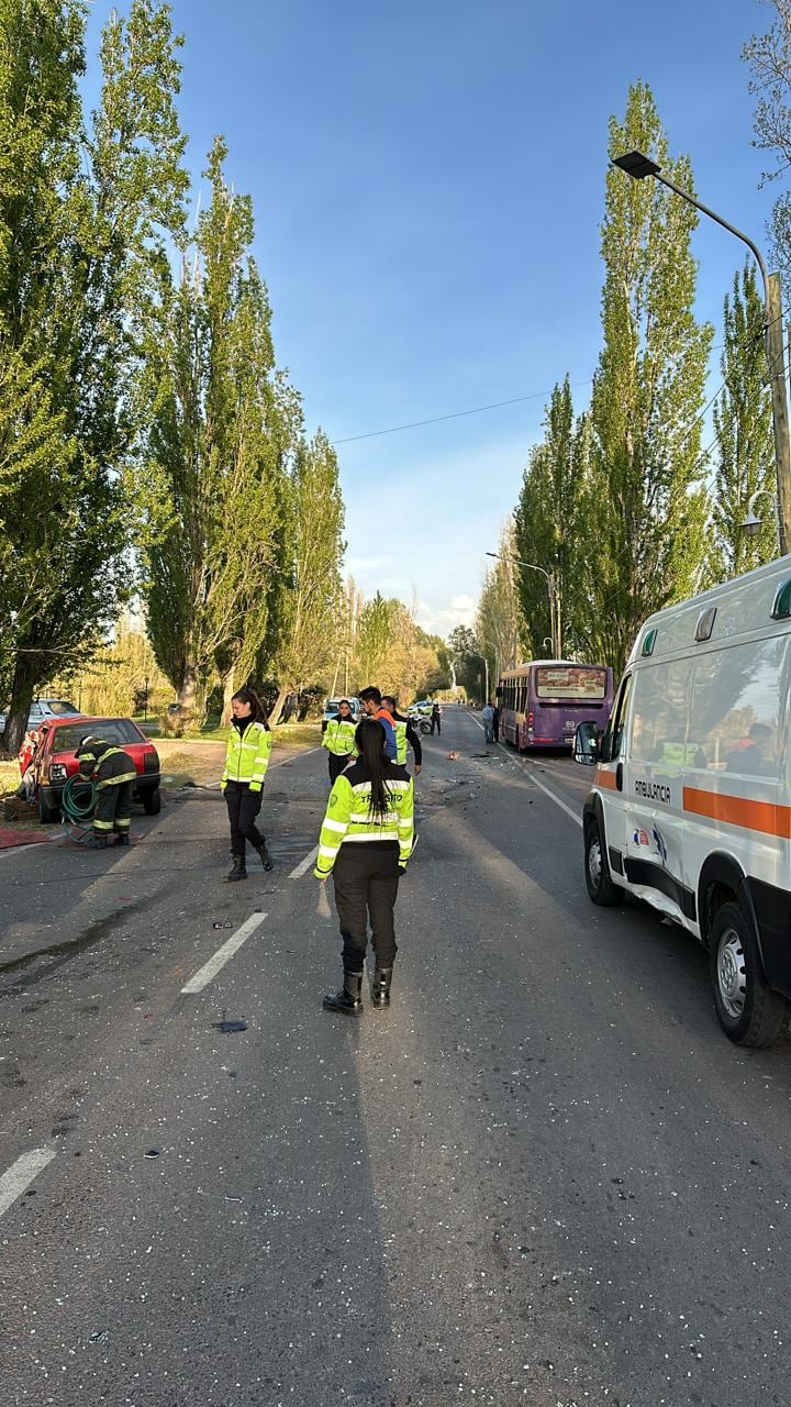 Grave accidente en Maipú, que terminó con un muerto / Foto: Ministerio de Seguridad