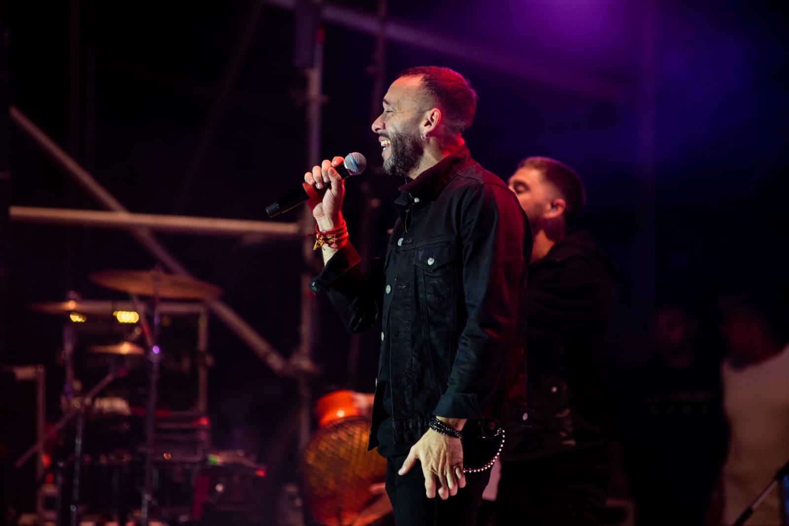 La banda cordobesa dio un show de aproximadamente una hora y media. Foto: Prensa Municipalidad de Junín