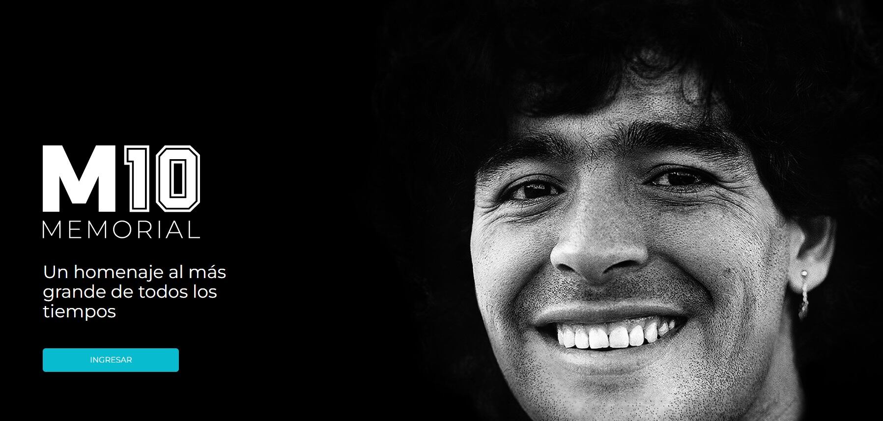 M10 Memorial: muestra virtual dedicada a Maradona (Captura)