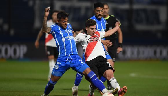 Una postal de River. vs. Godoy Cruz en el Monumental. Se repetirá este domingo desde las 19.15. / archivo 