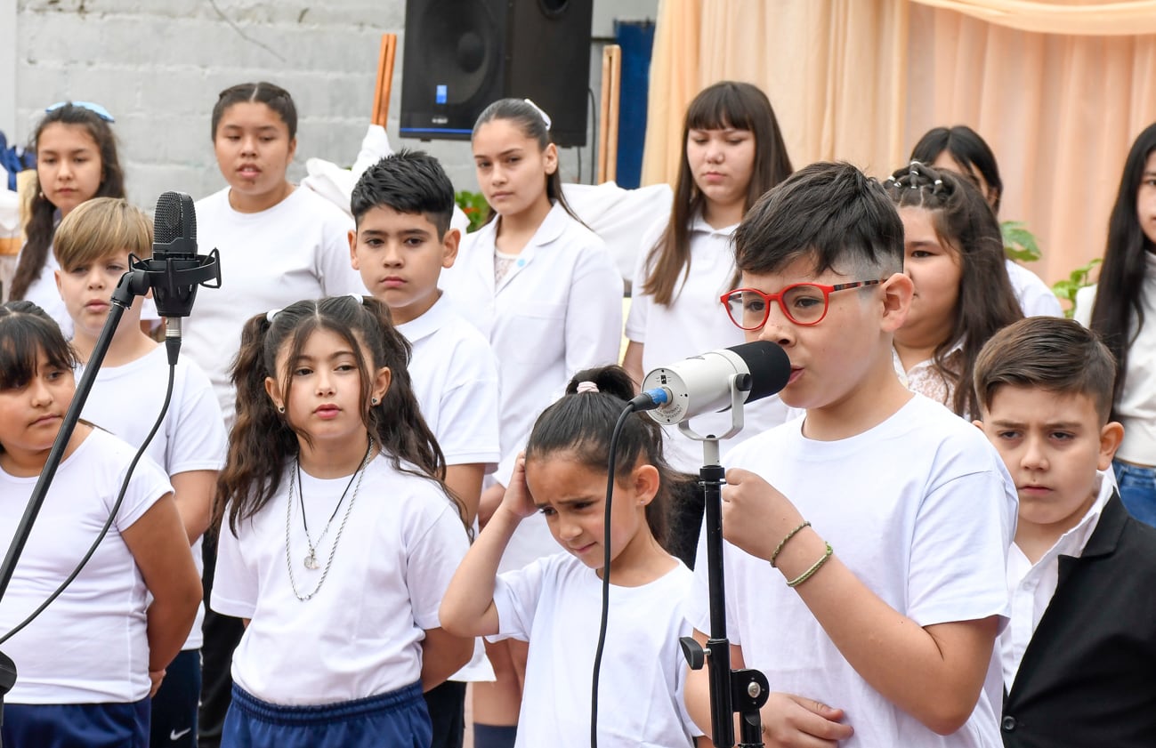 La escuela Sayanca cumplió 150 años educando a los niños de Guaymallén. Foto: Prensa de Guaymallén