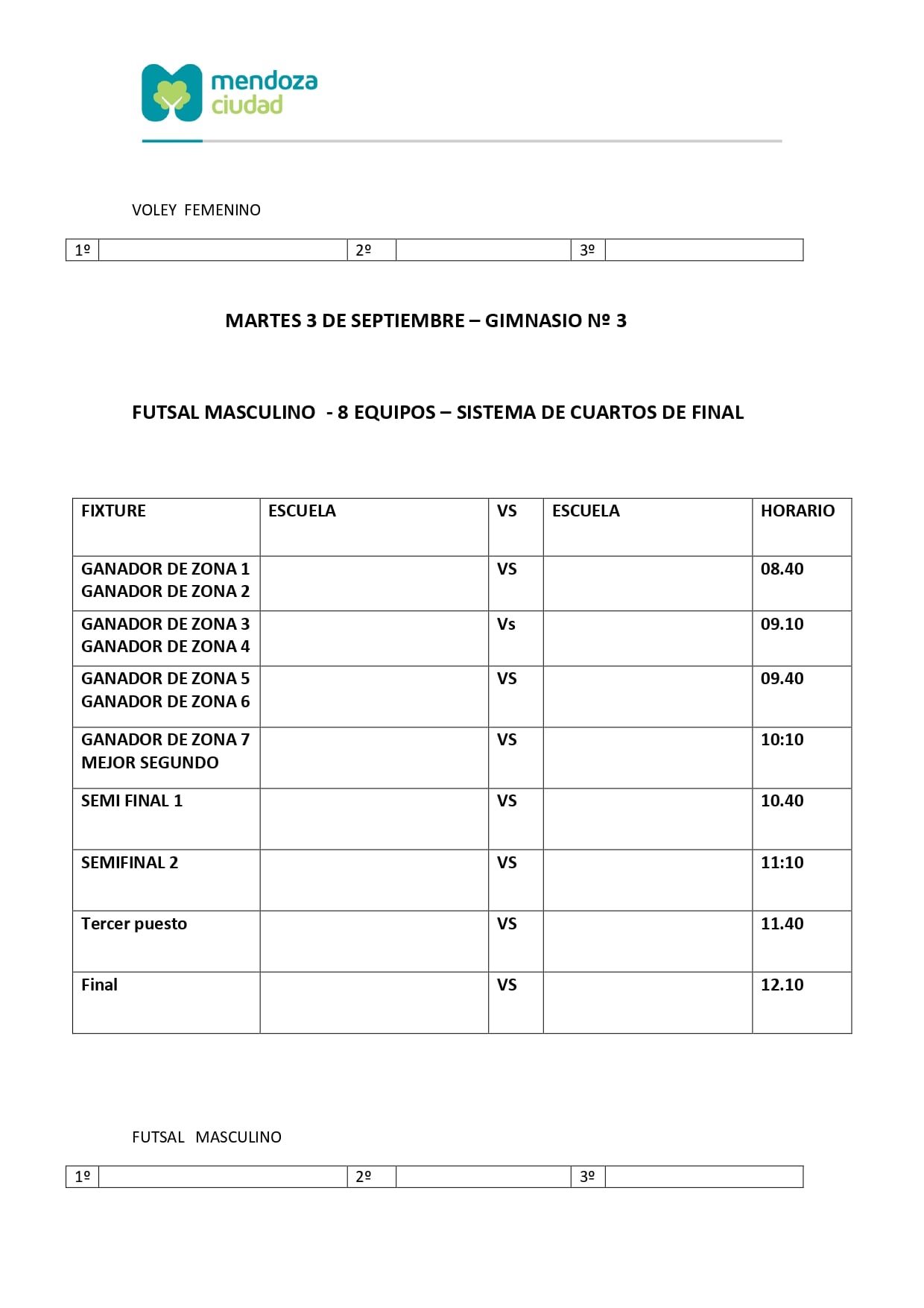 Se vienen las finales de los Juegos Intercolegiales