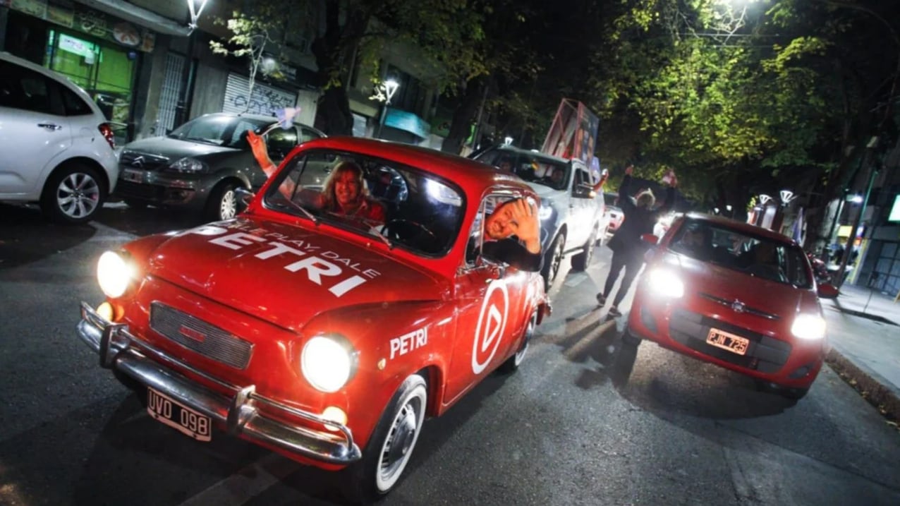 Petri en el cierre de la campaña de Mendoza. Foto: Noticias Argentinas