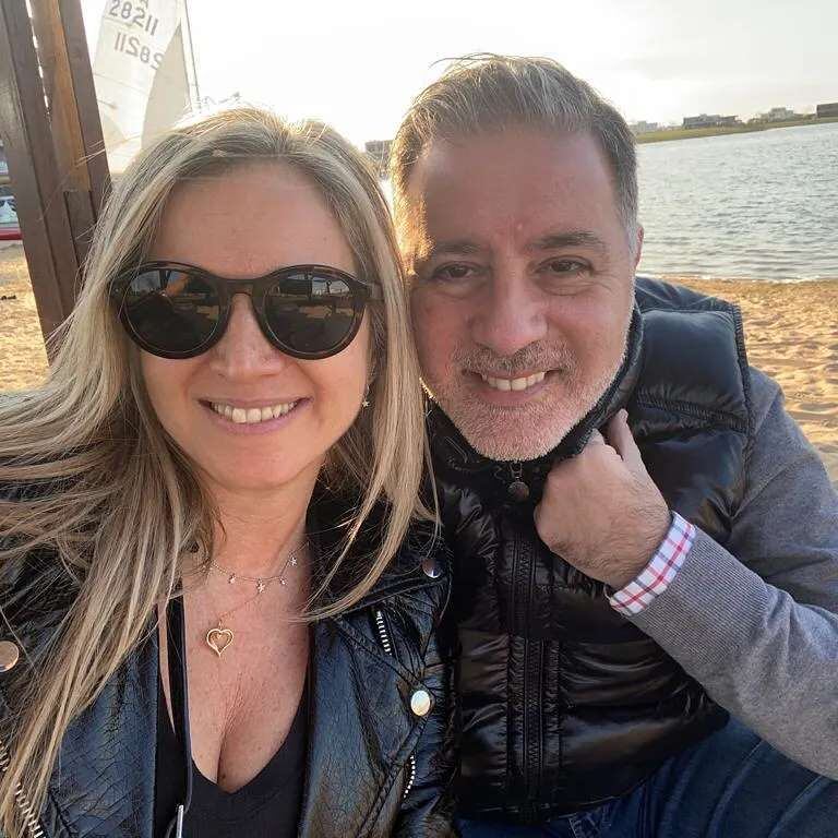 Fabian está de novio con Viviana Salama, de 51 años