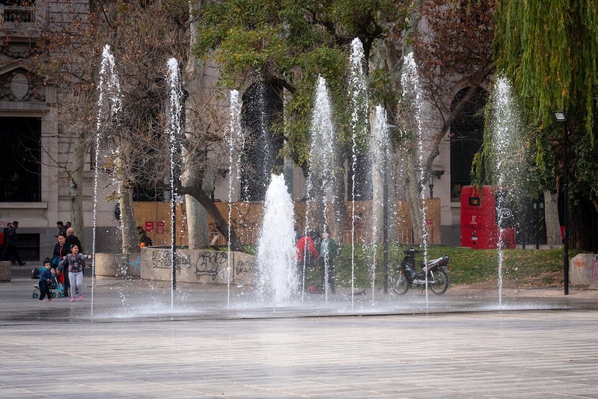 Fuente de la Plaza San Martín.

Foto: Ignacio Blanco / Los Andes