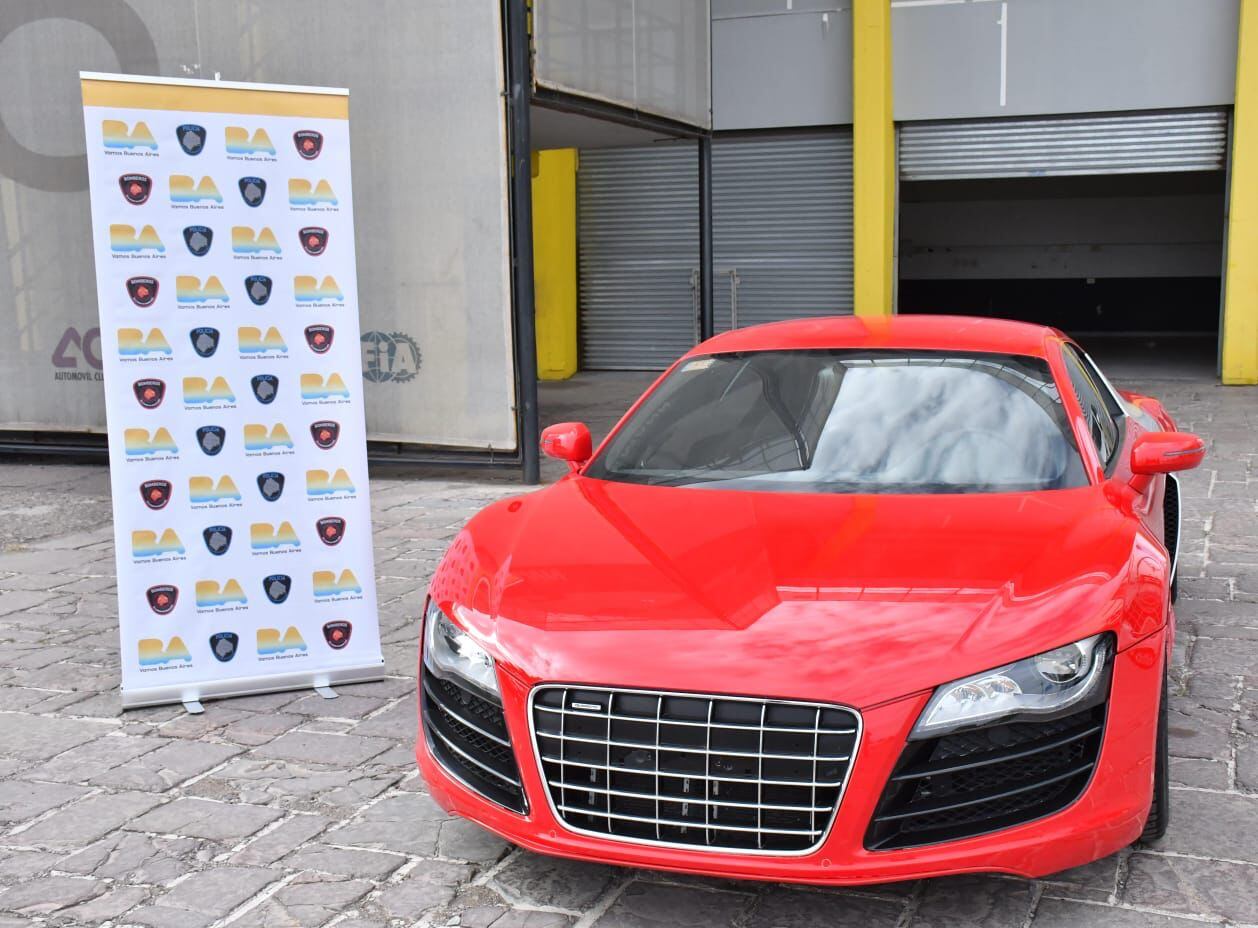 El Audi R8 que fue incautado por la Policía será rematado y lo recaudado se donará. Gentileza.