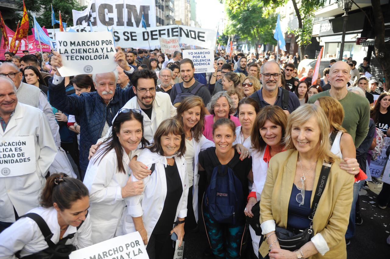 Marcha universitaria en Caba. (Federico López Claro / Corresponsalía)