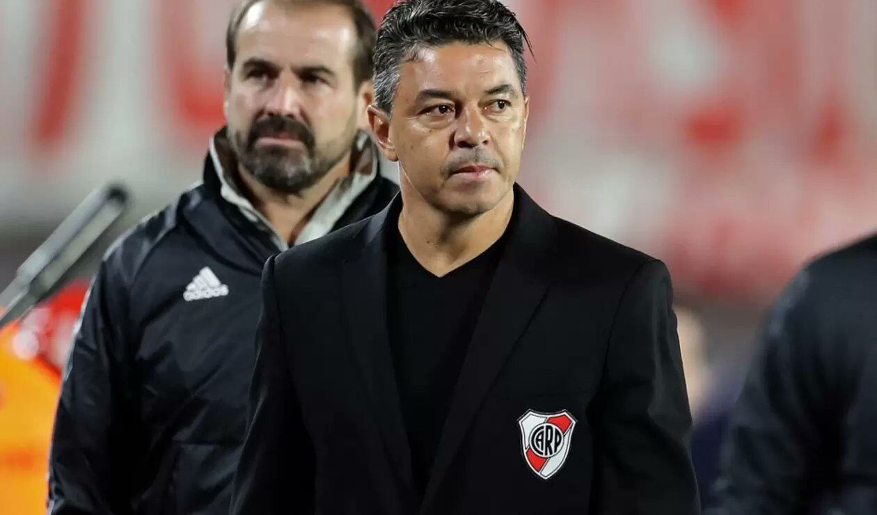 Marcelo Gallardo analizó el complicado año de River (Télam)