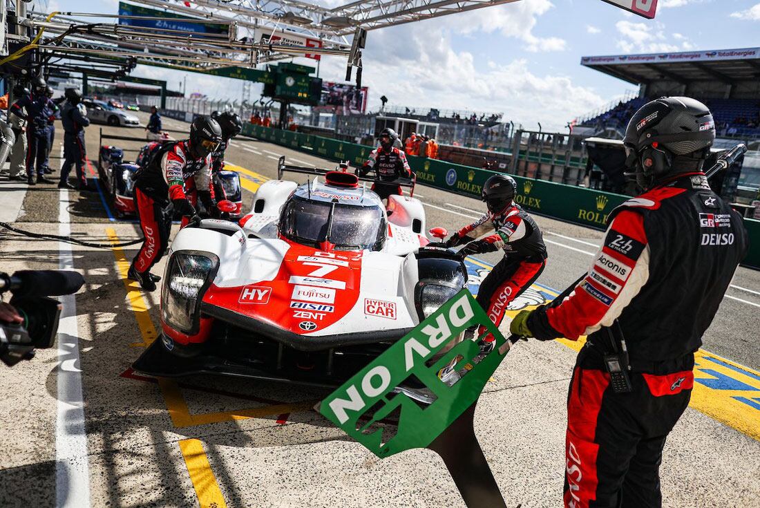 El Toyota Nº7 volverá a ser protagonista con el cordobés José María López al volante. (@24hoursoflemans)