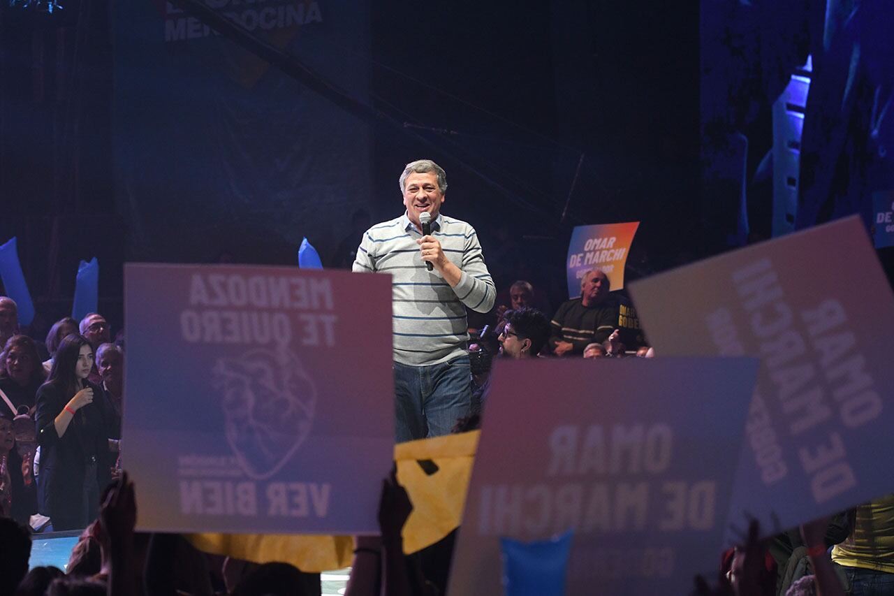 Cierre de campaña de Omar De Marchi, candidato a Gobernador de Mendoza
Daniel Orosco candidato a Vicegobernador de Mendozao: José Gutierrez / Los Andes

