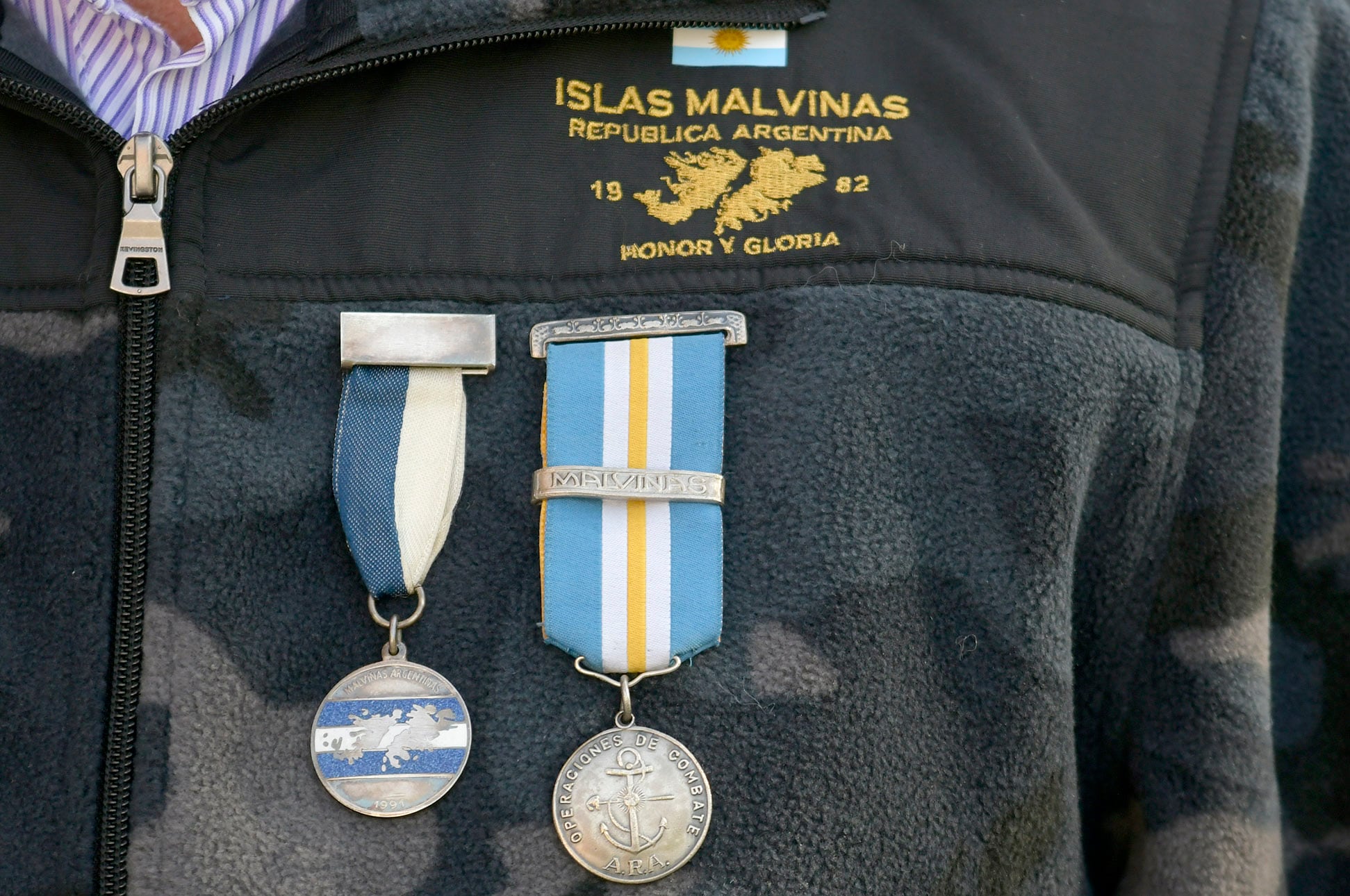 Rodolfo Sevilla, el tripulante mendocino que naufragó y sobrevivió al hundimiento del Crucero Belgrano en Malvinas. Foto: Orlando Pelichotti / Los Andes