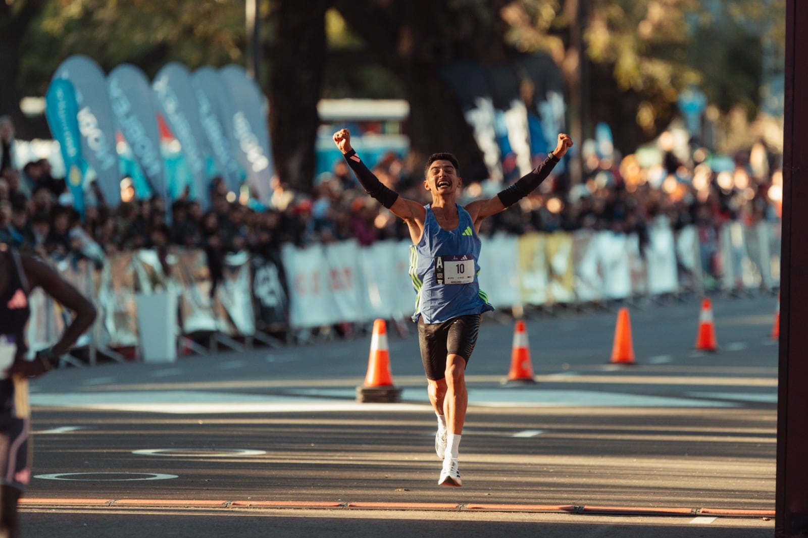 Ignacio Erario en la maratón 21 K Buenos Aires.