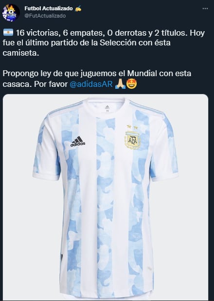 Camiseta de la Selección