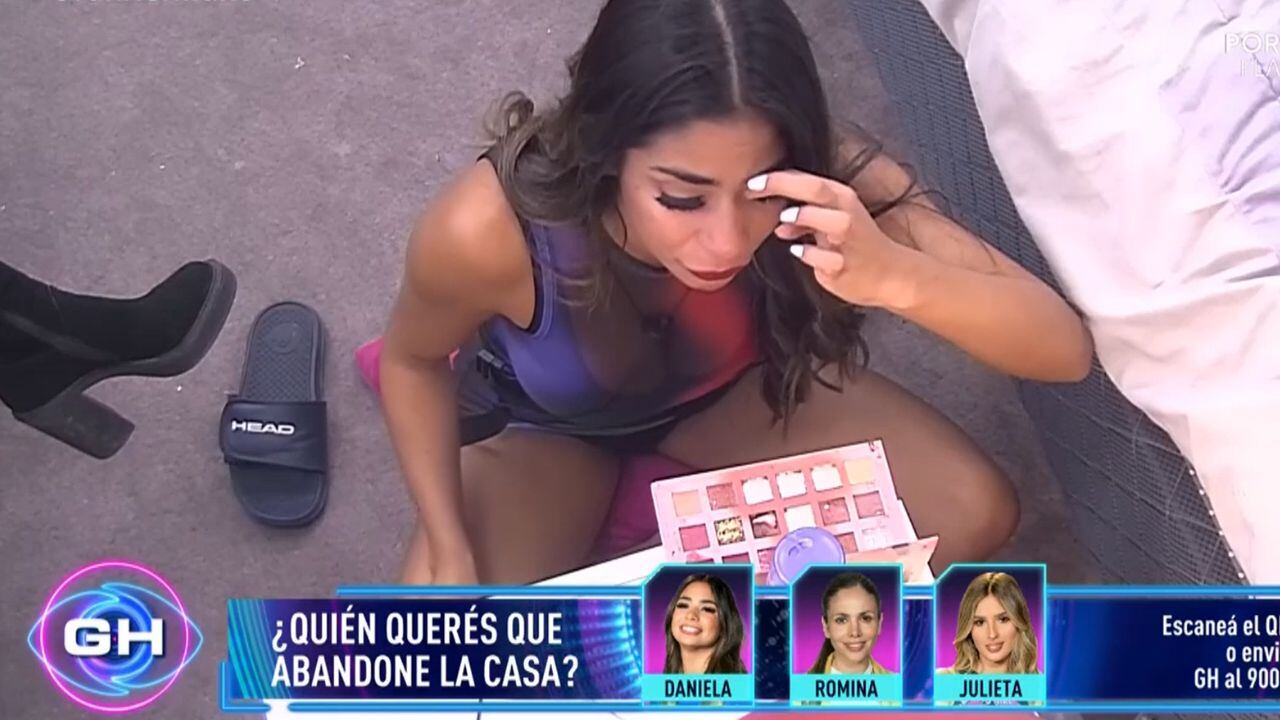 Desconsolado llanto de Daniela tras quedar nominada en Gran Hermano: “Disfrutemos esta fiesta que va a hacer la última juntas”