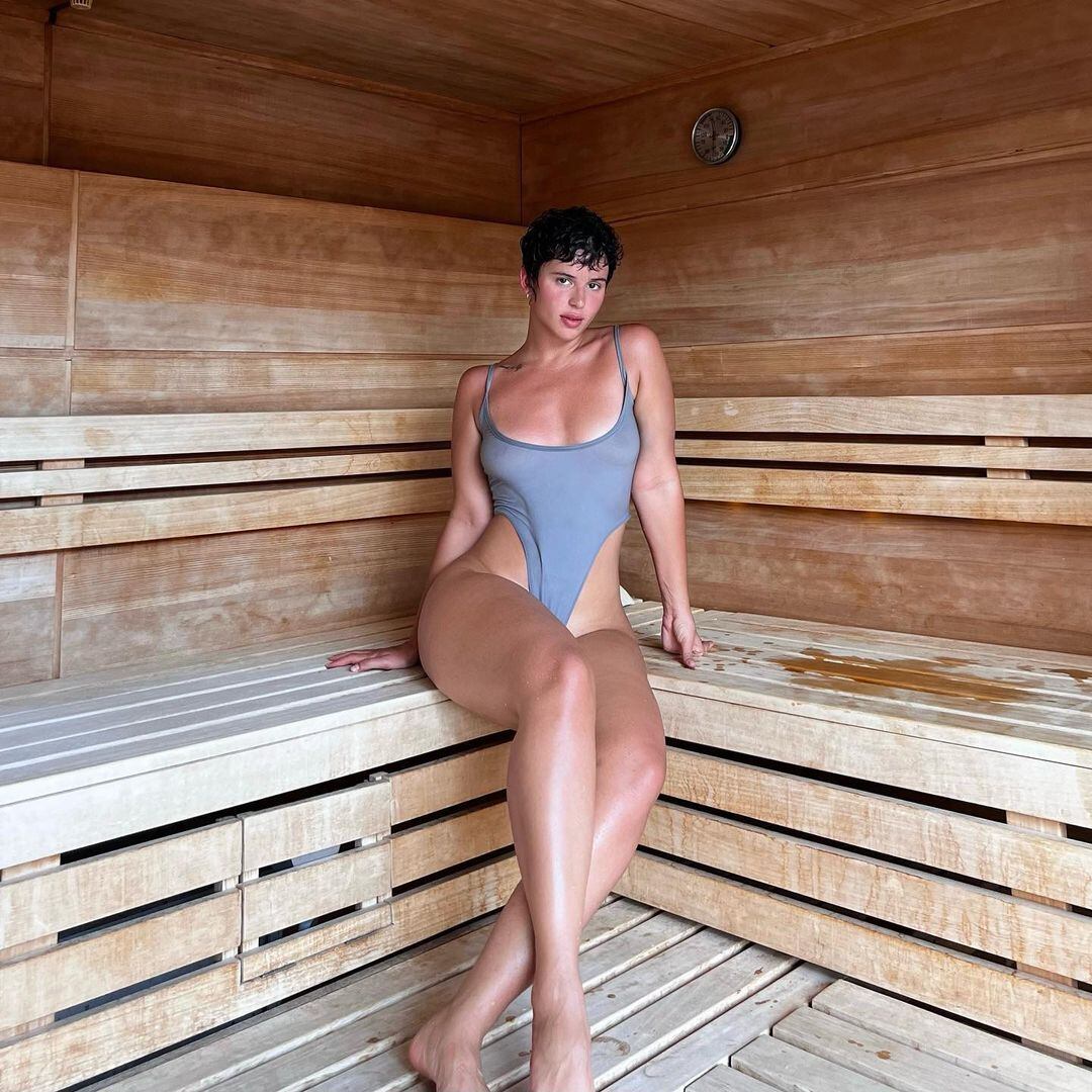 Nathy Peluso en el spa