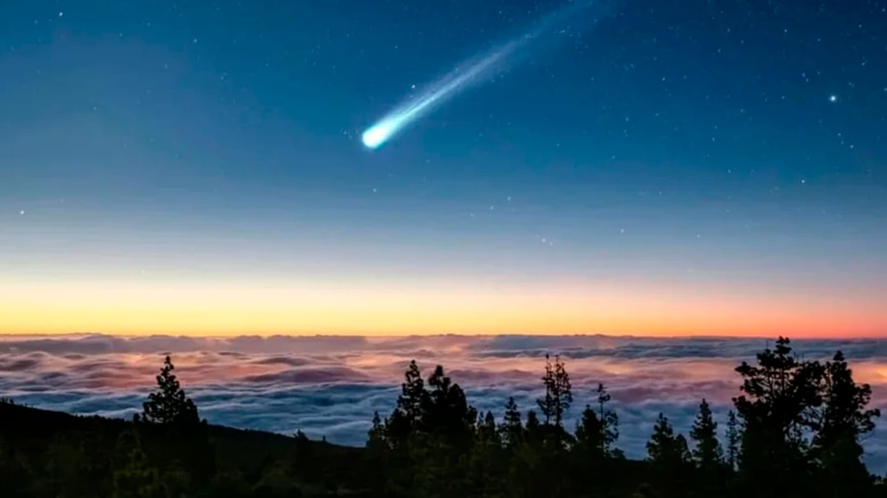 El Cometa del Siglo se acerca a la Tierra. Captura web