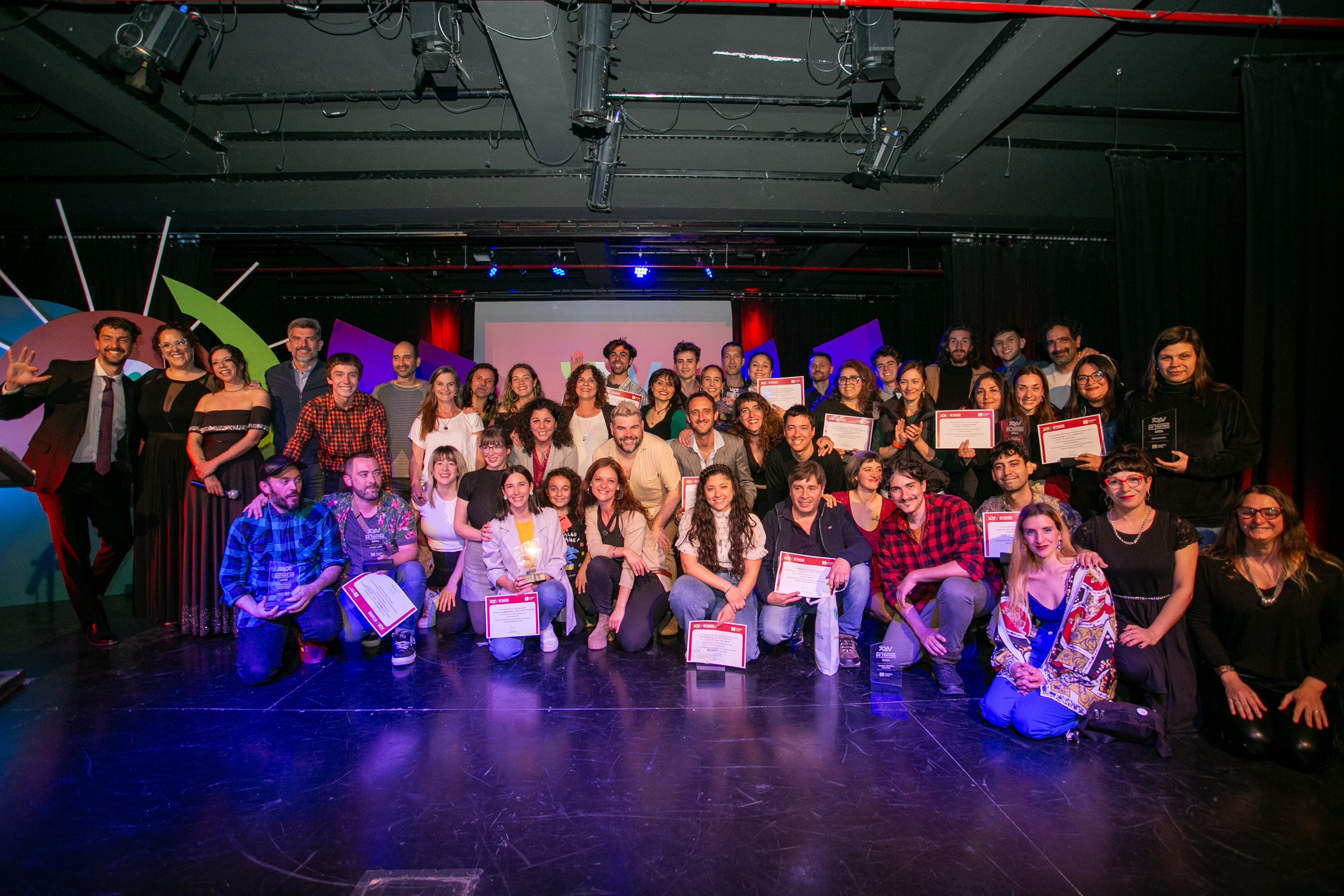 Lo mejor del teatro mendocino fue premiado en el teatro Quintanilla