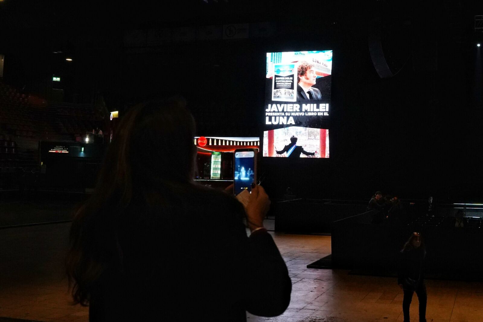 Javier Milei en el Luna - Foto Clarín