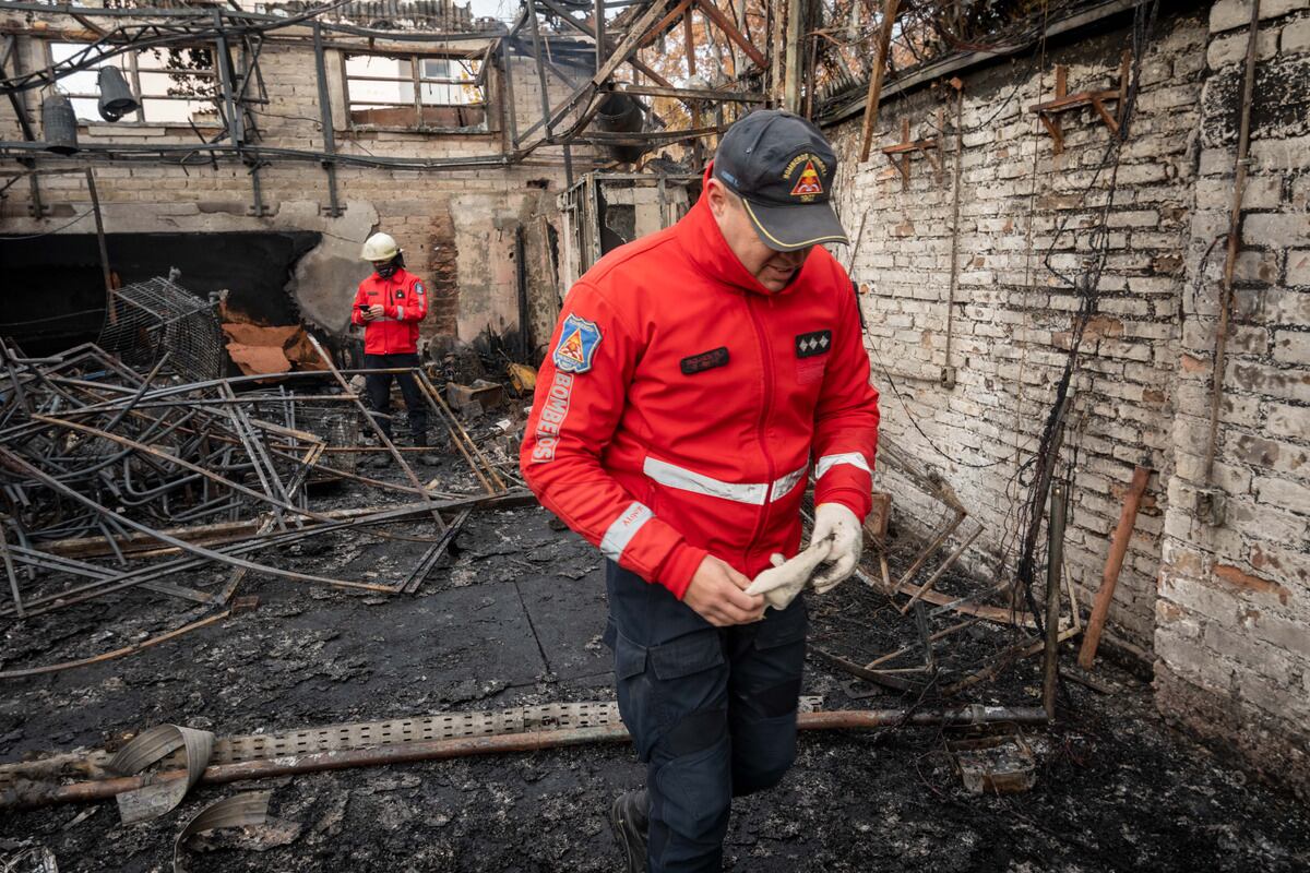 La Enkosala Gladys Ravalle quedó destruida por un incendio
Foto: Ignacio Blanco / Los Andes 