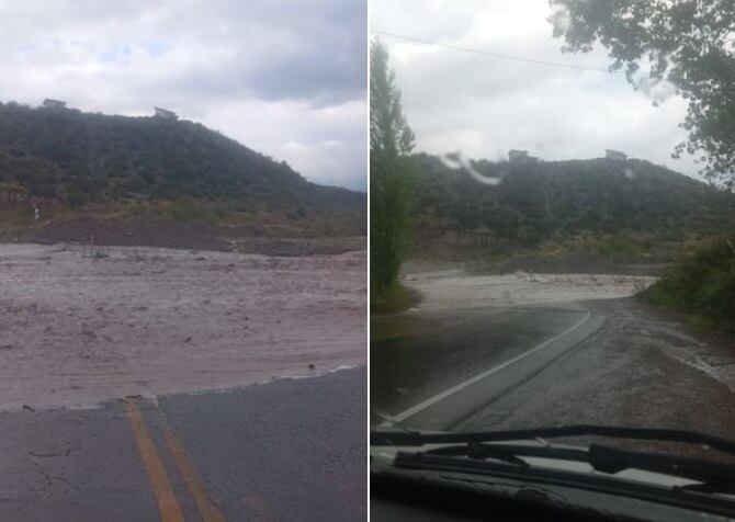 Crecidas en Alta Montaña tras la tormenta del domingo (Facebook)