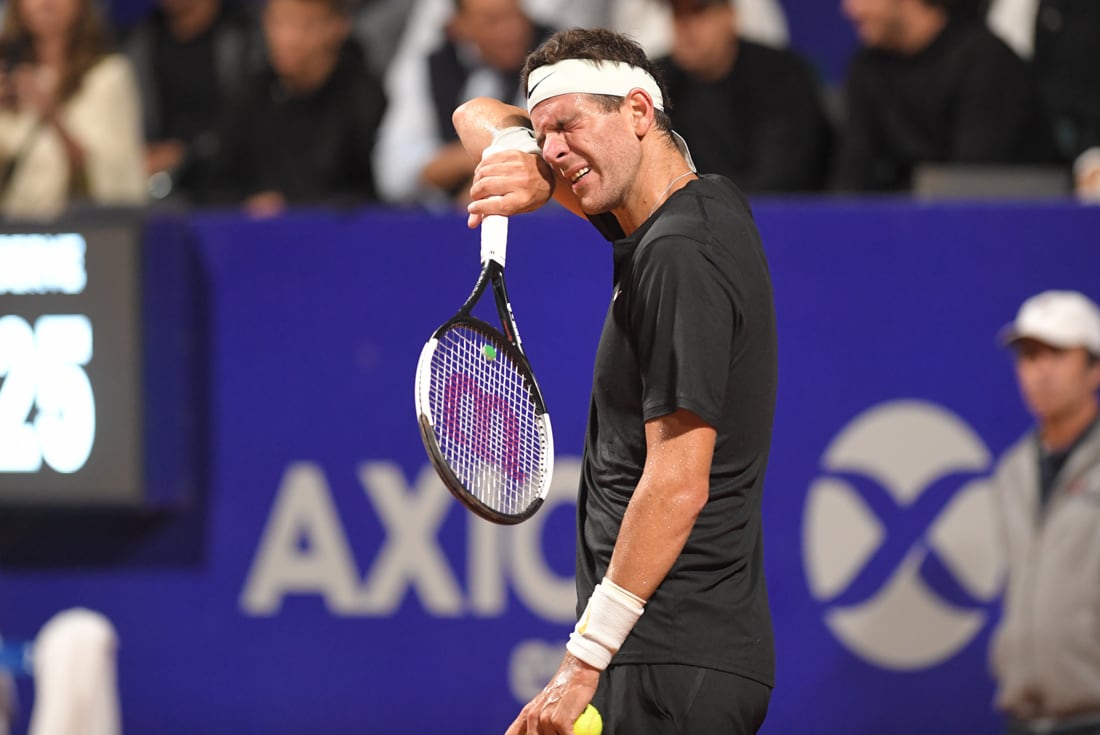 Juan Martin Del Potro se retira del tenis en el Buenos Aires Open después de perder el partido contra Federico Delbonis