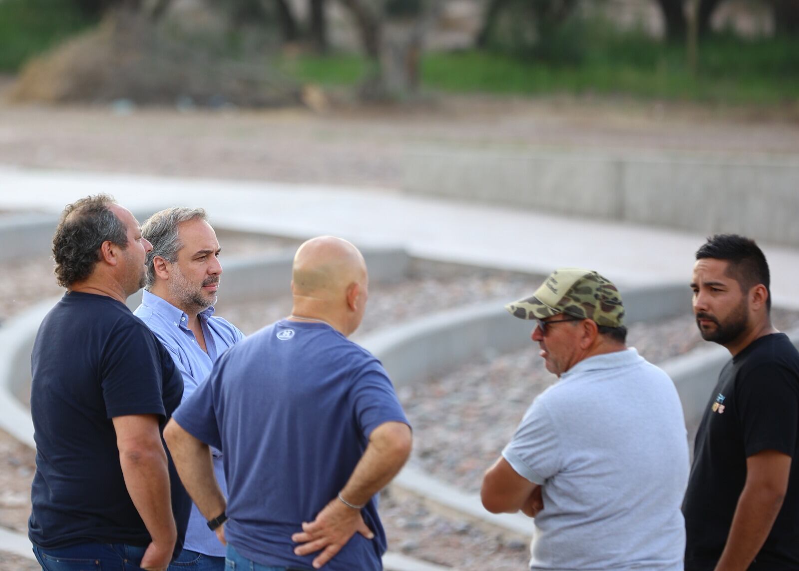 Matías Stevanato, recorrió los avances de este nuevo espacio