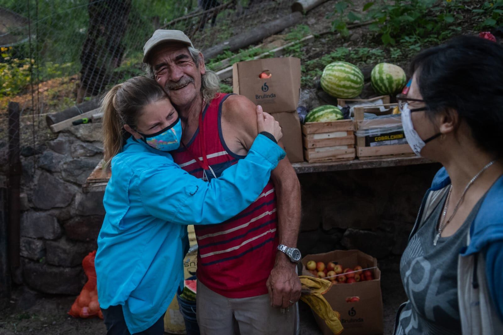 Fotos: así fue el entrenamiento y la adaptación de las elefantas Pocha y Guillermina con sus cuidadores. Foto: Ignacio Blanco / Los Andes.