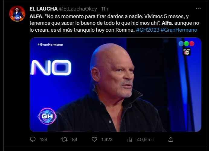 El duro debate de Romina