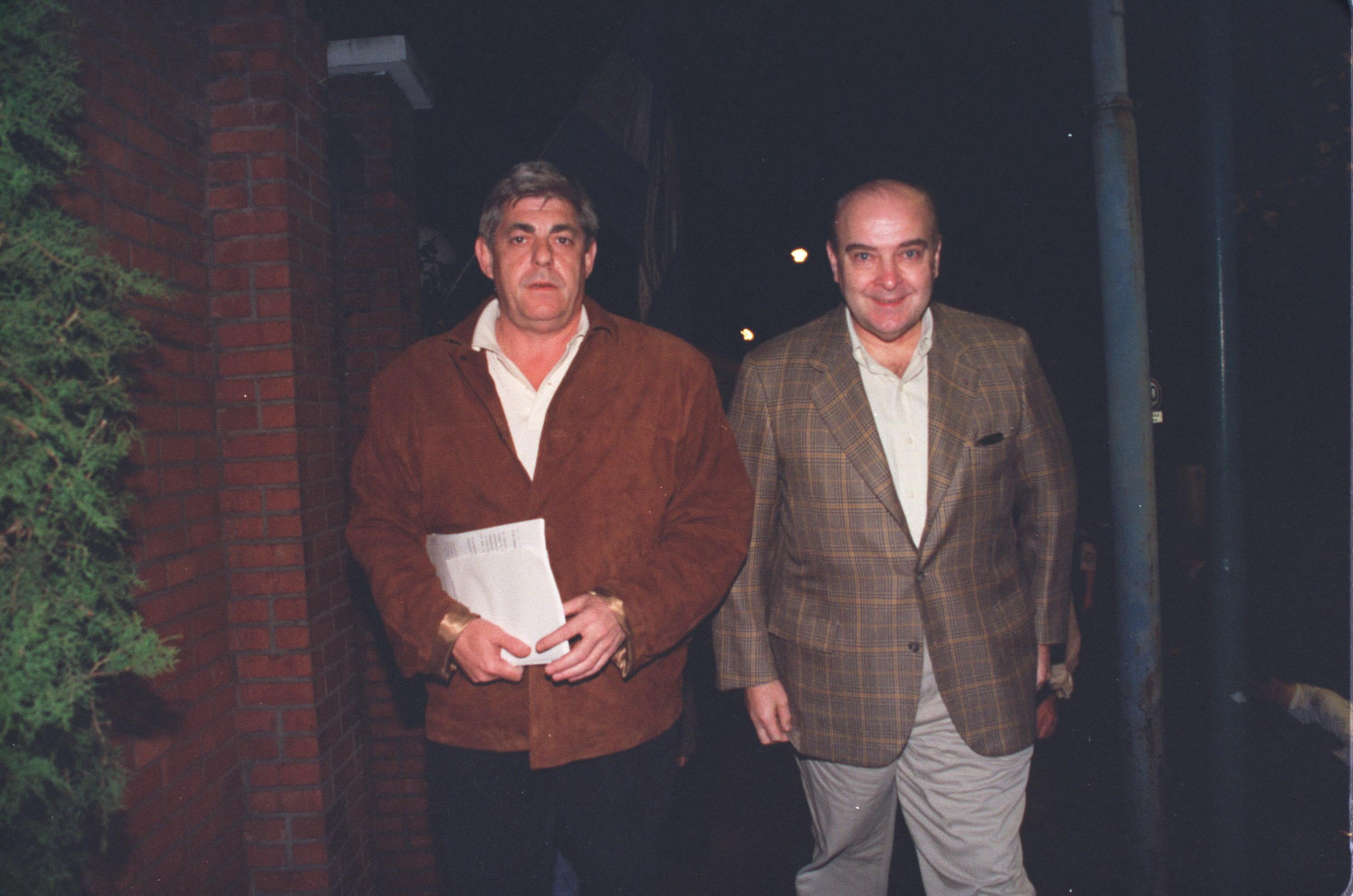 Juan Pablo Baylac junto a Domingo Cavallo. (Clarín)