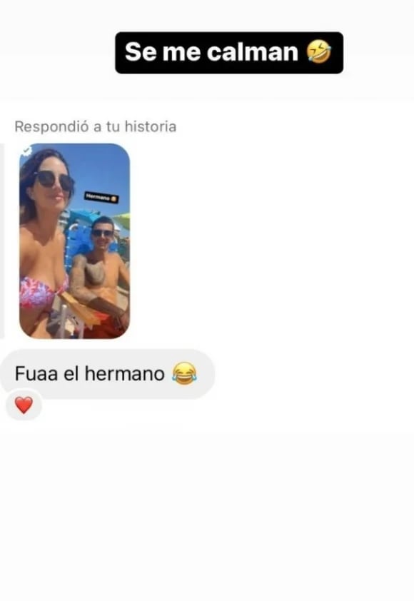 Estefi Berardi presentó a su hermano en Instagram  y las fans reaccionaron.