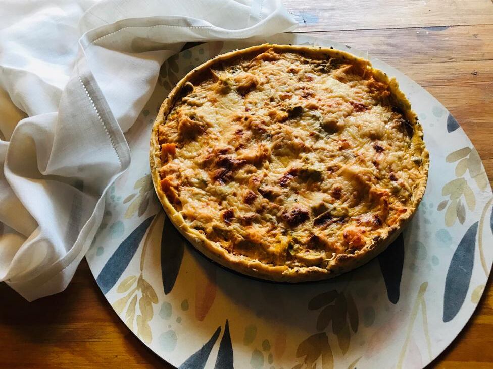 Tarta de Calabaza y Hongos