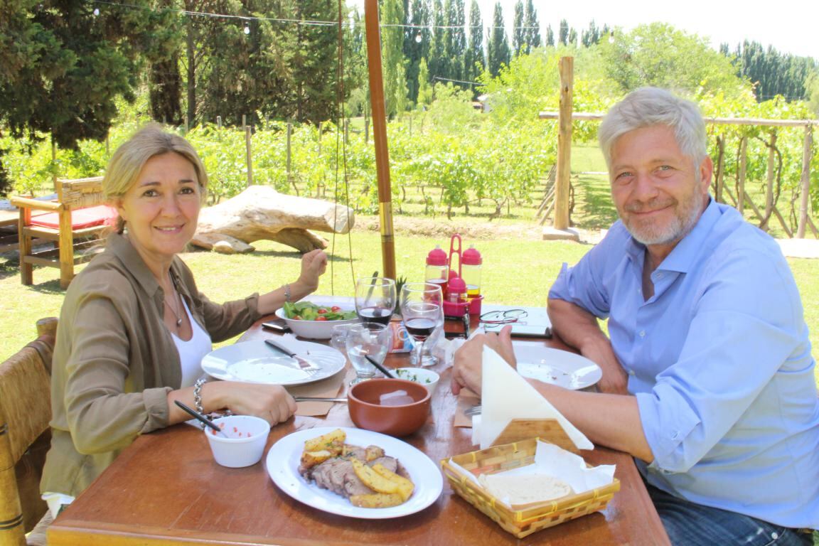 Cecilia Sorli y Diego Gimenez.