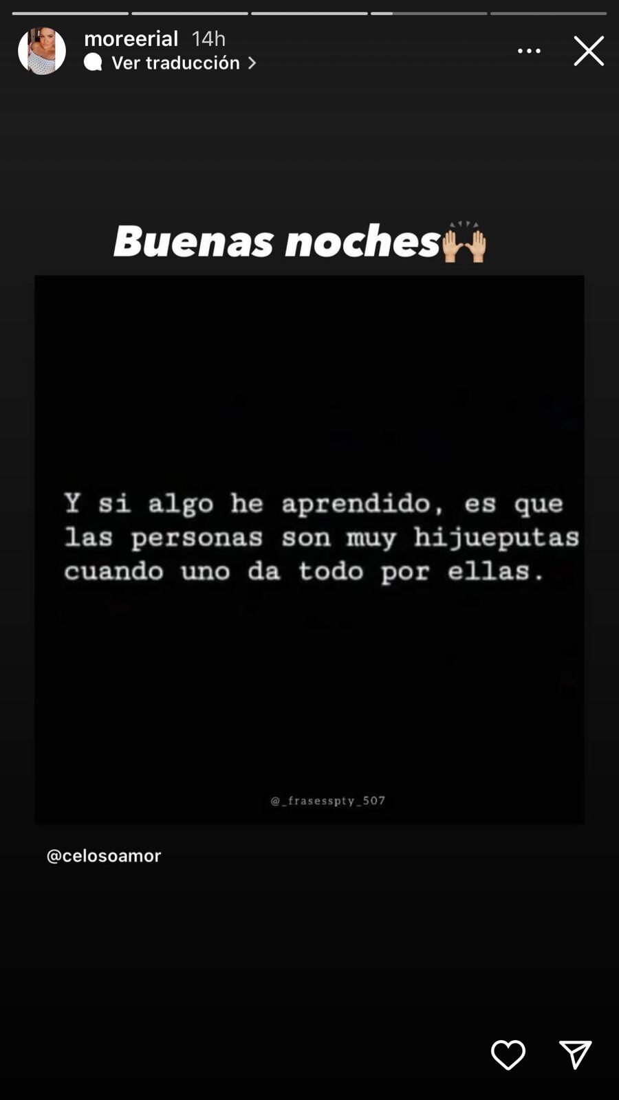 Morena Rial publicó alarmantes mensajes en su Instagram.