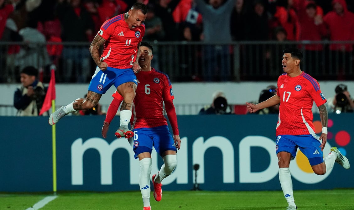 Chile perdió 2 a 1 contra Brasil (Foto: AP).