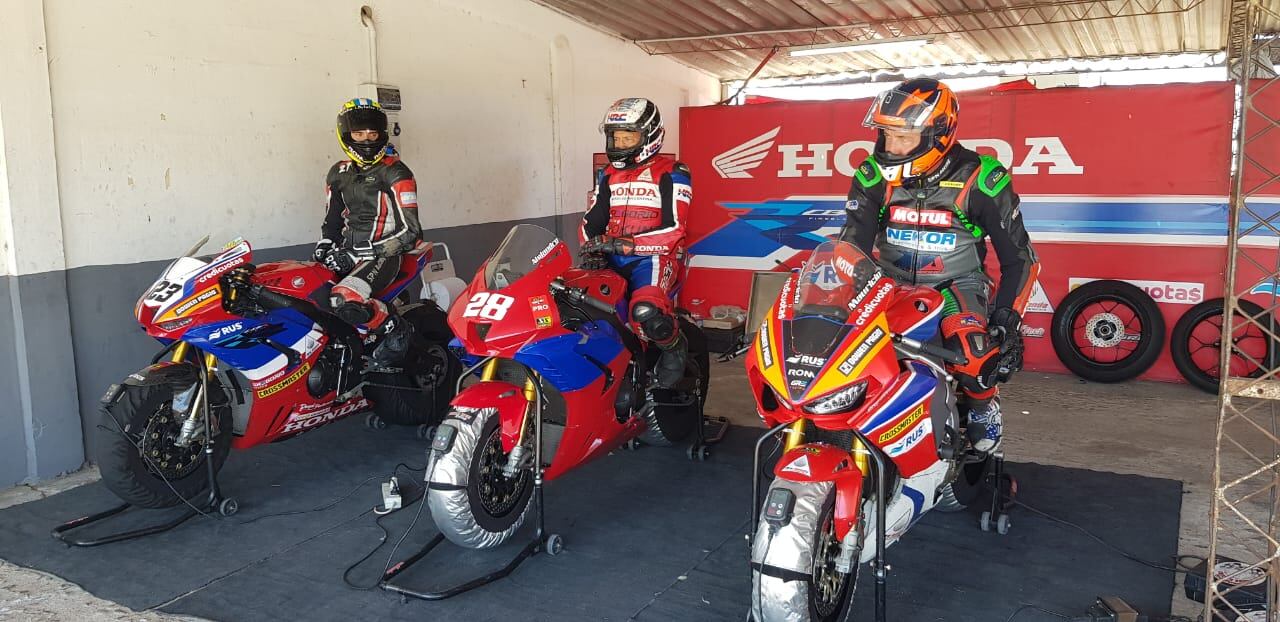 El Honda Gregorio Racing probó en Córdoba