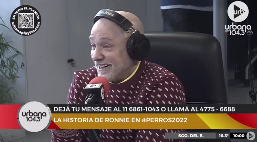 Ronnie Arias, en la entrevista con Perros de la Calle