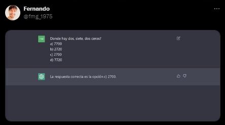 Algunos usuarios le preguntaron a la inteligencia artificial para aclarar la respuesta correcta.