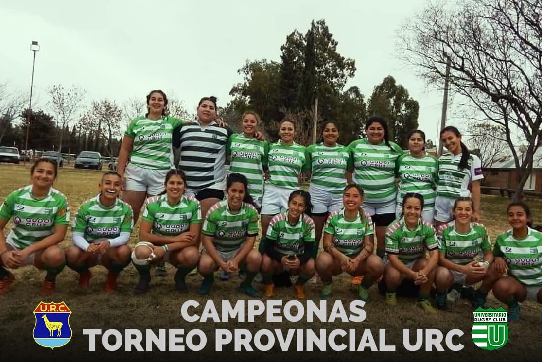 Consagración de la "U" en el Provincial de la Unión de Rugby de Cuyo. /Gentileza URC