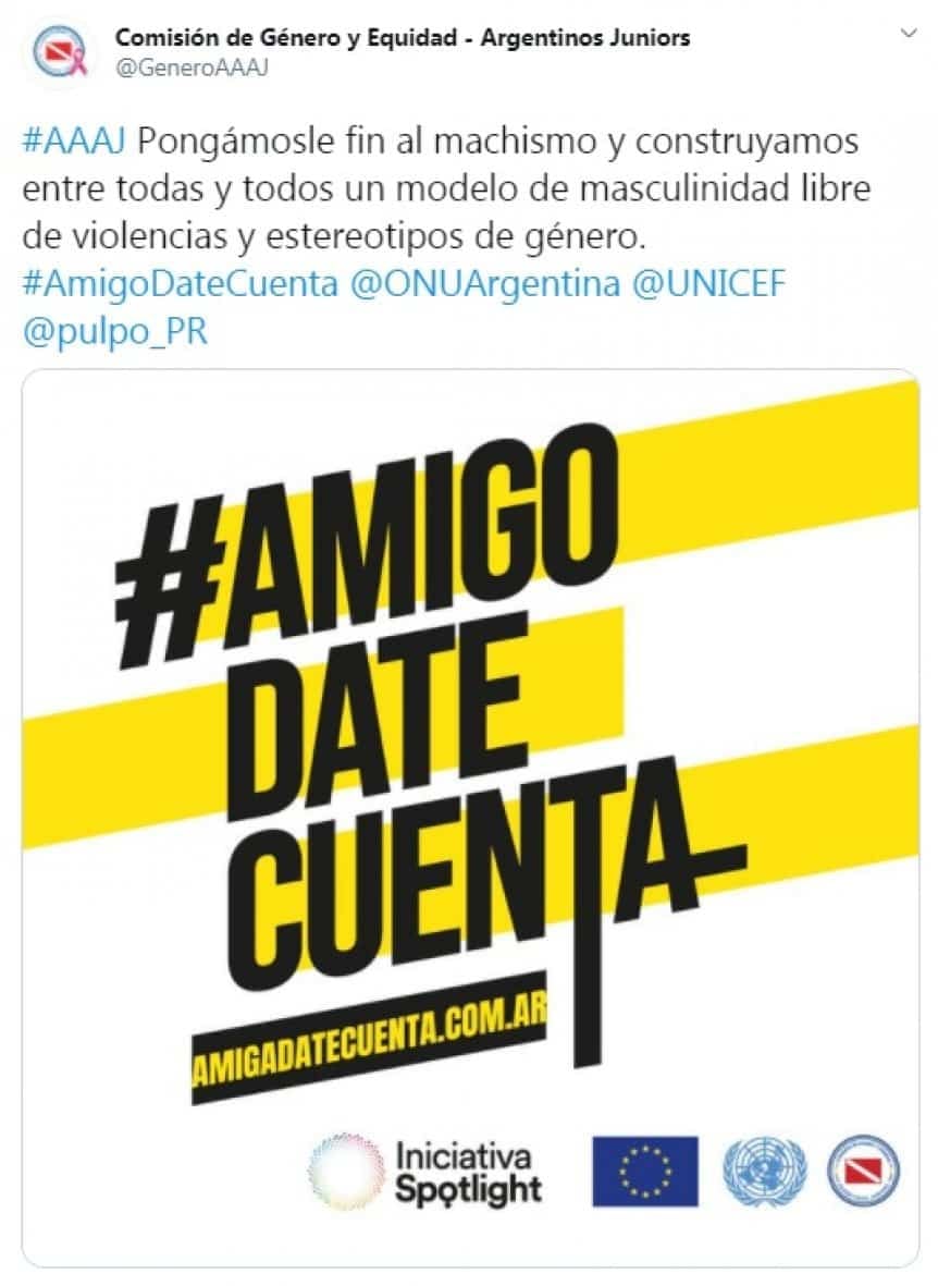 Argentinos se sumó a la iniciativa