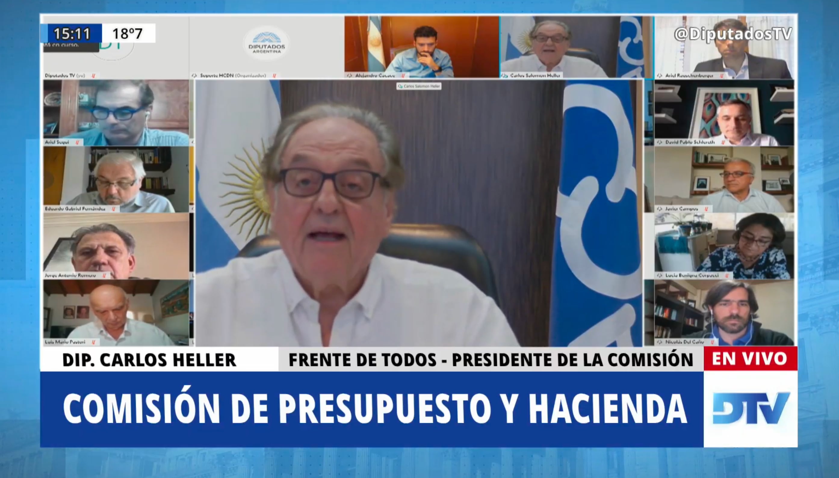 Sesión en Diputados para continuar el debate sobre el aporte solidario de las grandes fortunas.