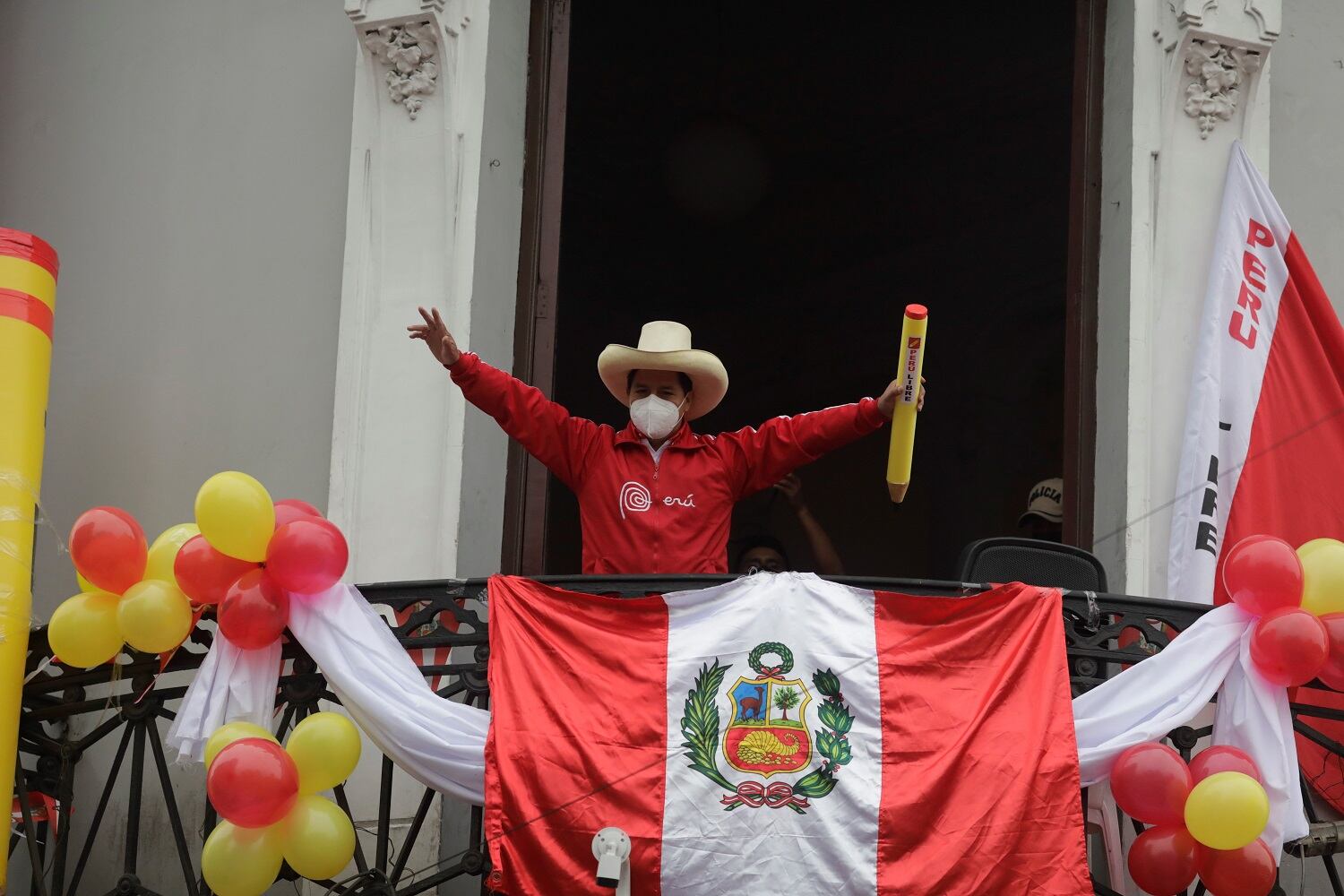 Pedro Castillo, candidato presidencial en Perú - 